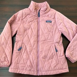 Patagonia Kids' Nano Puff Diamond Quilted Jacket - Size Small (7/8)